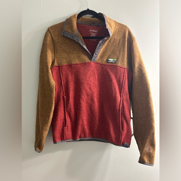 L.L. Bean Other - Men's L.L.Bean Sweater Fleece Pullover, Colorblock